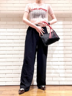 「Desigual（デシグアル）のアイテム」を使った、Desigual 西宮阪急 STAFFさん（レディース・167cm）の春コーディネート