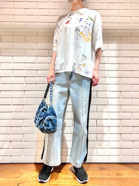 Desigual 西宮阪急 STAFFさん(レディース・170cm)の冬コーディネート