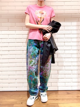 Desigual 西宮阪急 STAFFさん(レディース・167cm)の春コーディネート