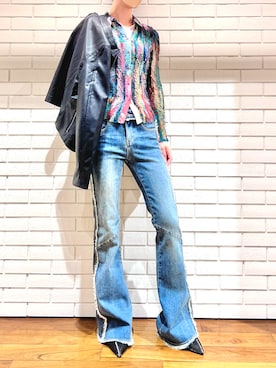 Desigual 西宮阪急 STAFFさん(レディース・170cm)の春コーディネート