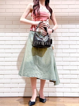 Desigual 西宮阪急 STAFFさん(レディース・167cm)の春コーディネート