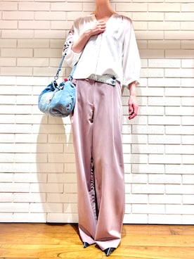 Desigual 西宮阪急 STAFFさん(レディース・170cm)の春コーディネート