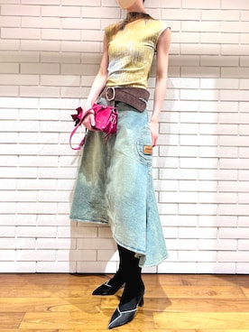 Desigual 西宮阪急 STAFFさん（レディース・170cm）の春コーディネート