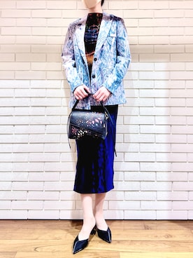 「Desigual（デシグアル）のアイテム」を使った、Desigual 西宮阪急 STAFFさん（レディース・170cm）の春コーディネート