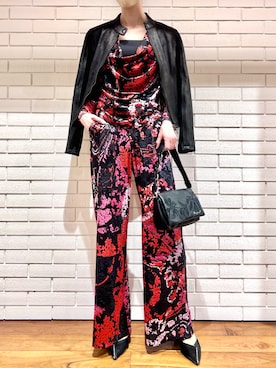 Desigual 西宮阪急 STAFFさん(レディース・170cm)の春コーディネート