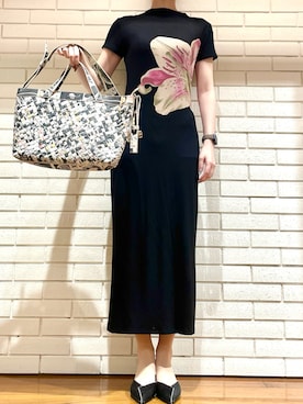 Desigual 西宮阪急 STAFFさん（レディース・168cm）の冬コーディネート