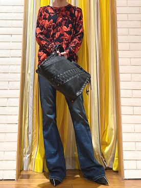 Desigual 西宮阪急 STAFFさん(レディース・169cm)の秋コーディネート