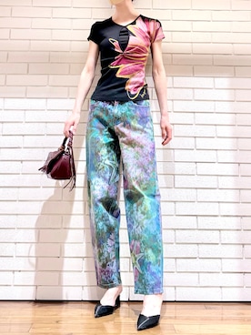 Desigual 西宮阪急 STAFFさん(レディース・170cm)の春コーディネート