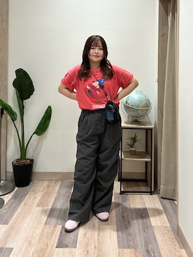 「ディズニーコーデ」｜エリンギえり子さん（レディース・162cm）の夏コーディネート
