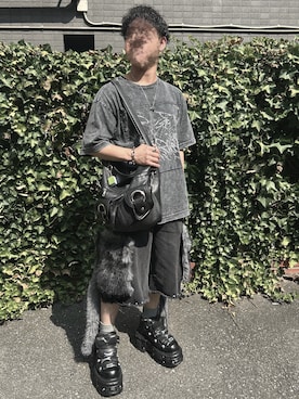 「アイテム（ブーツ）」を使った、ただの低身長大学生さん（メンズ・165cm）の夏コーディネート