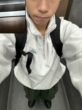 「アイテム（バックパック/リュック）」を使った、ka-kin_wearさん（メンズ・168cm）の秋コーディネート