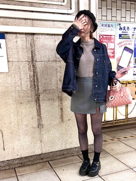 「LADY LIKE（レディライク）のアイテム」を使った、さやぽんぬ。さん（レディース・163cm）の冬コーディネート