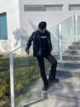 「Step Korea（Step Korea）のアイテム」を使った、fufuさん（メンズ・171cm）の冬コーディネート