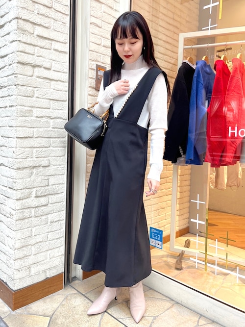 新品　ノーリーズ　ジャンパースカート NOLLEY'Sのジャンパースカートを使った人気ファッション