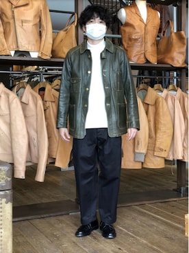 「WORKERS（ワーカーズ）のアイテム」を使った、ryota3653さん（メンズ・168cm）の冬コーディネート