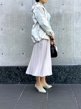 「Te chichi（テチチ）のアイテム（マウンテンパーカー）」を使った、minamichanさん（レディース・163cm）の冬コーディネート