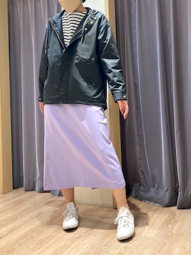 「テチチ(Te chichi)」｜「アイテム（マウンテンパーカー）」を使った、minamichanさん（レディース・163cm）の冬コーディネート