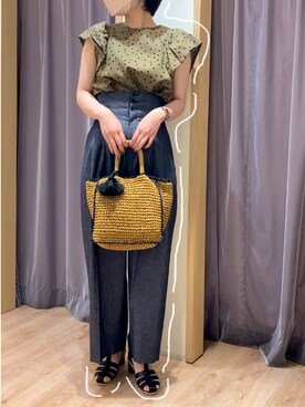 「Te chichi CLASSIC（テチチクラシック）のアイテム」を使った、minamichanさん（レディース・162cm）の春コーディネート