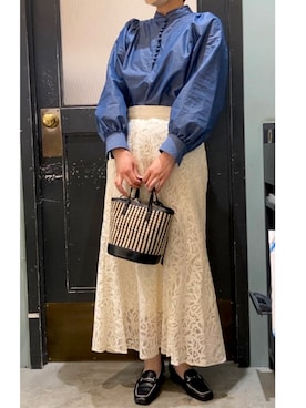 「Te chichi CLASSIC（テチチクラシック）のアイテム（バッグ）」を使った、minamichanさん（レディース・163cm）の春コーディネート