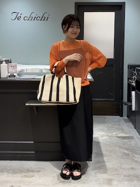 「テチチ(Te chichi)」｜「アイテム（ワンピース/ドレス）」を使った、minamichanさん（レディース・163cm）の夏コーディネート