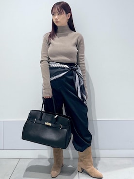 「クリーミーコットン」｜natsukiさん（レディース・154cm）の秋コーディネート