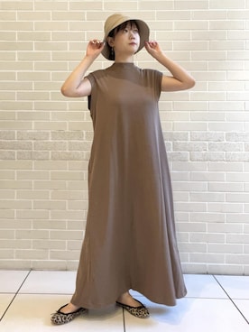 「SALON adam et rope'（サロン アダム エ ロペ）のアイテム（ワンピース/ドレス）」を使った、natsukiさん（レディース・154cm）の夏コーディネート