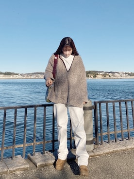 「BARK（バーク）のアイテム」を使った、takiさん（レディース・161cm）の冬コーディネート