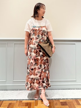 「grace grace （グラスグラス）のアイテム」を使った、Kagawaさん（レディース・161cm）の夏コーディネート