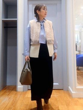 Kagawaさん（レディース・161cm）の秋コーディネート