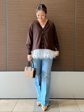 「grace grace （グラスグラス）のアイテム」を使った、Kagawaさん（レディース・161cm）の秋コーディネート