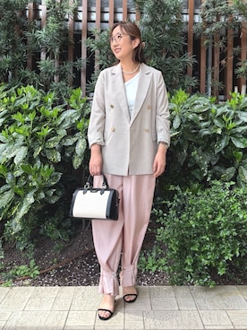 「grace grace （グラスグラス）のアイテム」を使った、Kagawaさん（レディース・161cm）の春コーディネート