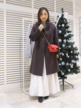 「NOLLEY'S」｜「アイテム（その他アウター）」を使った、Kagawaさん（レディース・161cm）の秋コーディネート