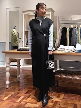 Kagawaさん（レディース・161cm）の冬コーディネート