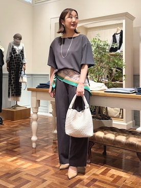 「アイテム（財布/小物）」を使った、Kagawaさん（レディース・161cm）の春コーディネート