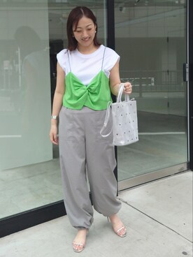 Kagawaさん（レディース・161cm）の夏コーディネート