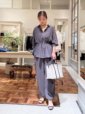 「grace grace （グラスグラス）のアイテム」を使った、Kagawaさん（レディース・161cm）の夏コーディネート