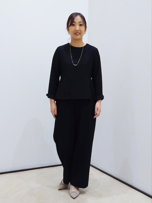 セール】《セットアップ対応》ウォッシャブルサージストレッチワイド