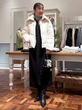 Kagawaさん（レディース・161cm）の冬コーディネート