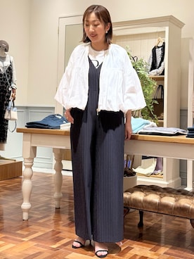 「NOLLEY’S（ノーリーズ）のアイテム」を使った、Kagawaさん（レディース・161cm）の春コーディネート