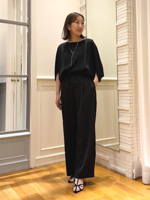 ブラウス シャツ 「セットアップ対応」ツイルコクーンブラウス レディース NOLLEY'S ブラウス シャツ 「セットアップ対応」ツイルコクーン