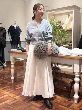 Kagawaさん（レディース・161cm）の冬コーディネート