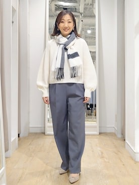 Kagawaさん（レディース・161cm）の冬コーディネート