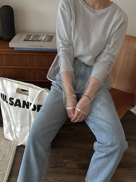 「WILLFULLY（ウィルフリー）のアイテム」を使った、hara sayakaさん（レディース・156cm）の冬コーディネート