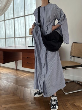 「WILLFULLY（ウィルフリー）のアイテム（ワンピース/ドレス）」を使った、hara sayakaさん（レディース・156cm）の春コーディネート