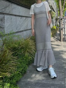 WILLFULLY（ウィルフリー）の「lame jacquard placement cami