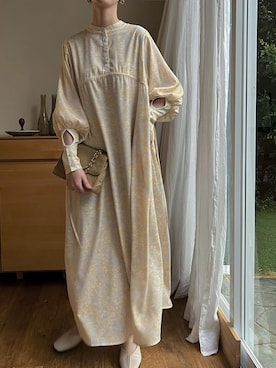 「WILLFULLY（ウィルフリー）のアイテム（ワンピース/ドレス）」を使った、hara sayakaさん（レディース・156cm）の冬コーディネート