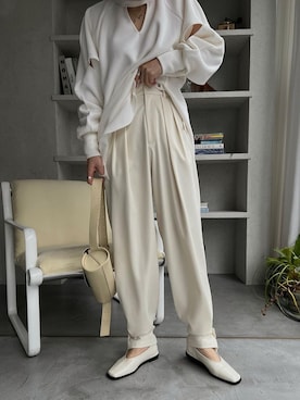 「JIL SANDER（ジルサンダー）のアイテム」を使った、hara sayakaさん（レディース・156cm）の春コーディネート