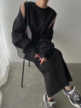 「WILLFULLY（ウィルフリー）のアイテム」を使った、hara sayakaさん（レディース・156cm）の春コーディネート