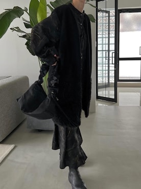 「WILLFULLY（ウィルフリー）のアイテム（その他アウター）」を使った、hara sayakaさん（レディース・156cm）の秋コーディネート