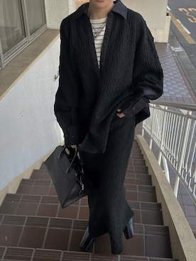 「THE ROW（ザロウ）のアイテム」を使った、hara sayakaさん（レディース・156cm）の春コーディネート